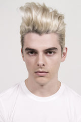 R+Co Motorcycle Flexible Gel on dry hair for restyling texture with flexible hold
