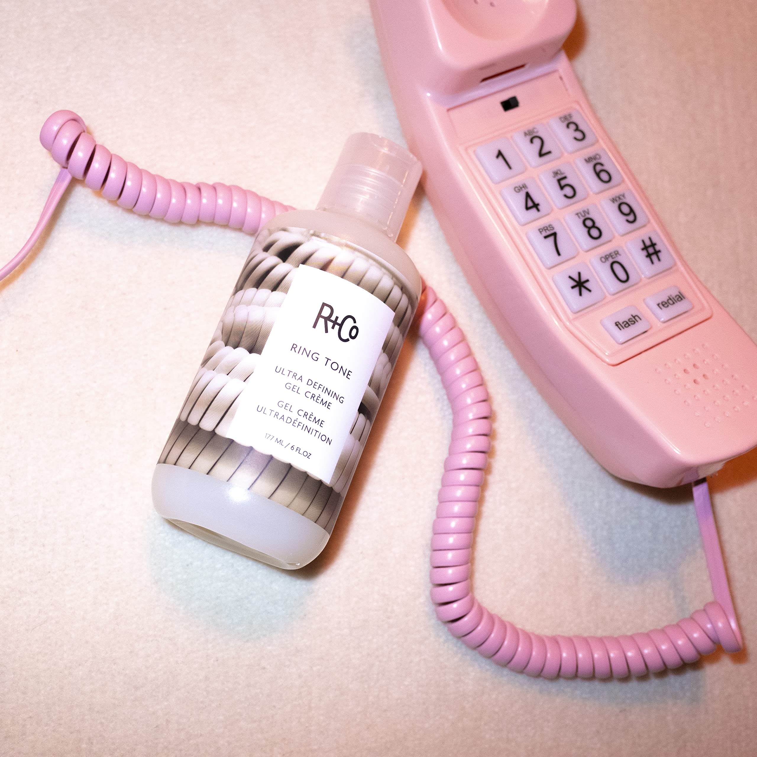 Close-up texture of Ring Tone gel creme highlighting defining polymers for smooth curls