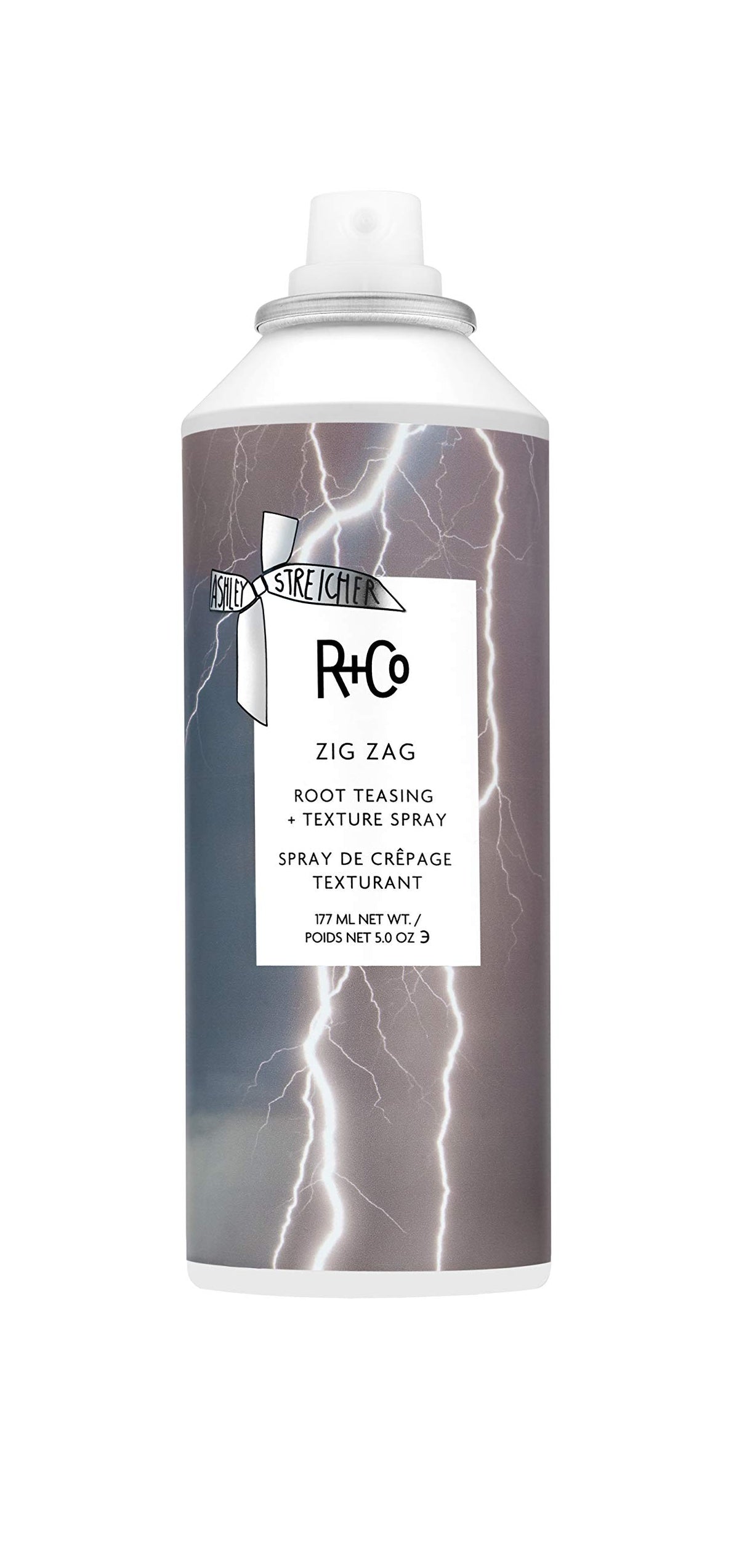 R+Co Zig Zag root-teasing bottle for all-day root lift and volume