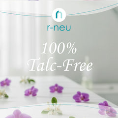 R-NEU lemon-scented powder delivers a refreshing aroma.