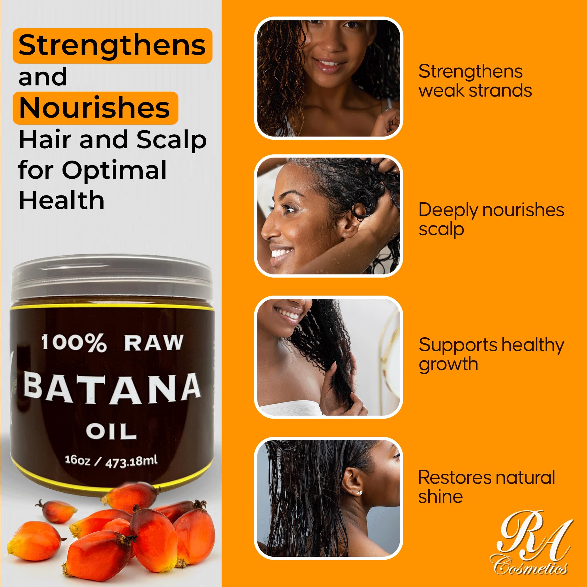 RA COSMETICS Batana Oil at-home spa setup delivering a luxurious treatment.