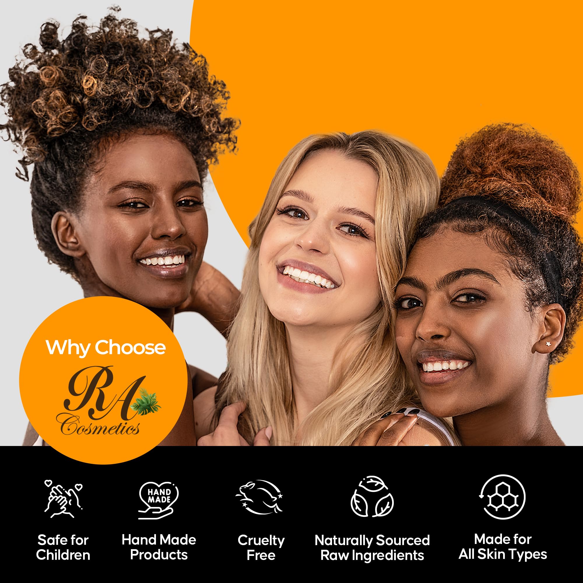 RA COSMETICS Batana Oil packaging highlighting organic formula