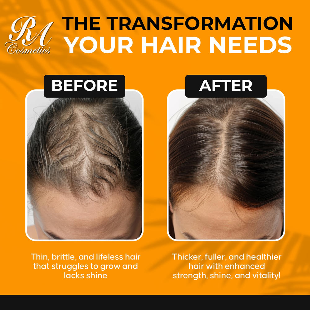 RA COSMETICS Batana Oil results: soft, shiny hair after treatment