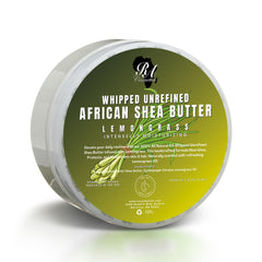 RA COSMETICS Mantequilla de Shea batida con citronela en frasco para hidratación suave