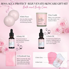 RA ROSA ACCA rose face oil dropper for nourishing, balanced skin