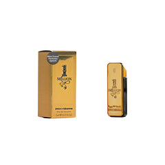 Paco Rabanne 1 Million mini EDT splash front view for on-the-go confidence