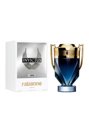 Invictus Parfum spray poised for pulse-point application delivering a lasting aromatic trail.