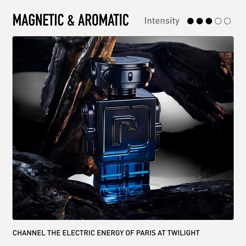 Rabanne Phantom heart with lavender and sage for magnetic allure.