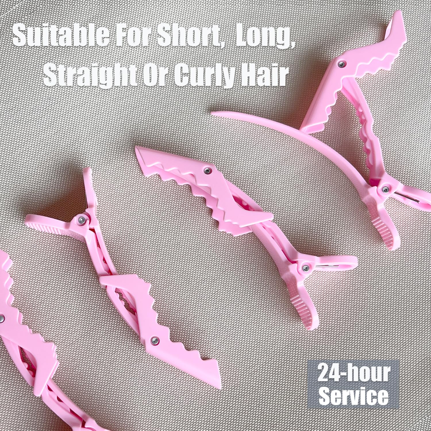 Rabetly pink alligator clip set simplifies styling workflows
