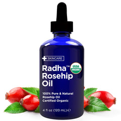 Radha Beauty aceite de rosa mosqueta en bote para piel suave