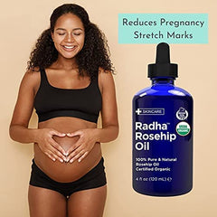Radha Beauty aceite de rosa mosqueta para uñas y cutículas reforzando