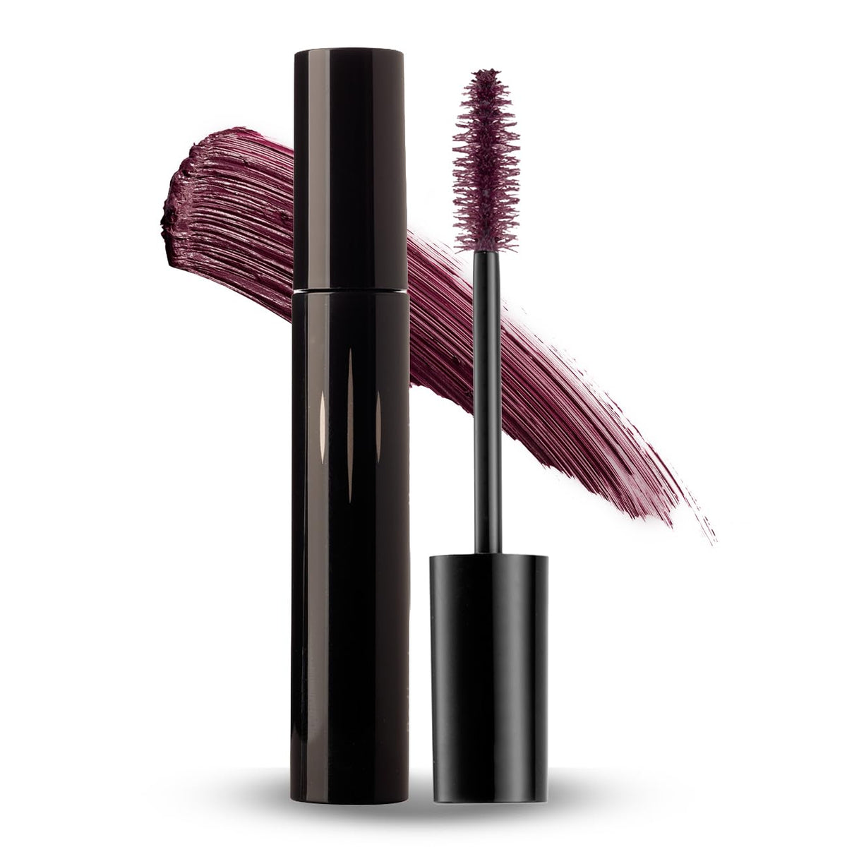 Radiant Professional Lengthening Mascara with silicone brush in action for voluminous lashes.
