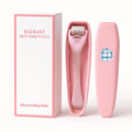 Radiant Skin Essentials 540 Stainless Steel Micropoint Derma Roller – Face, Scalp & Beard (Matte Baby Pink) – Case Included