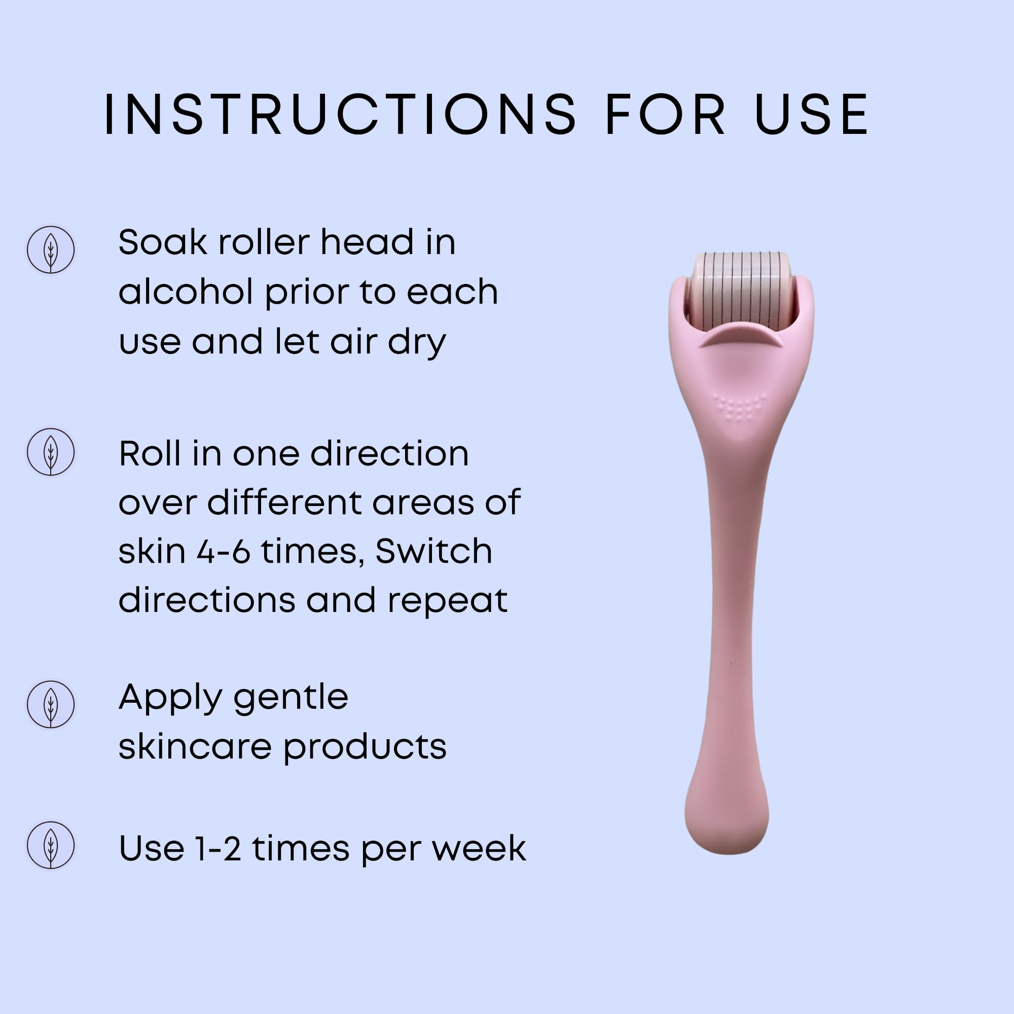 Radiant Skin Essentials derma roller packaging shows travel-friendly design.