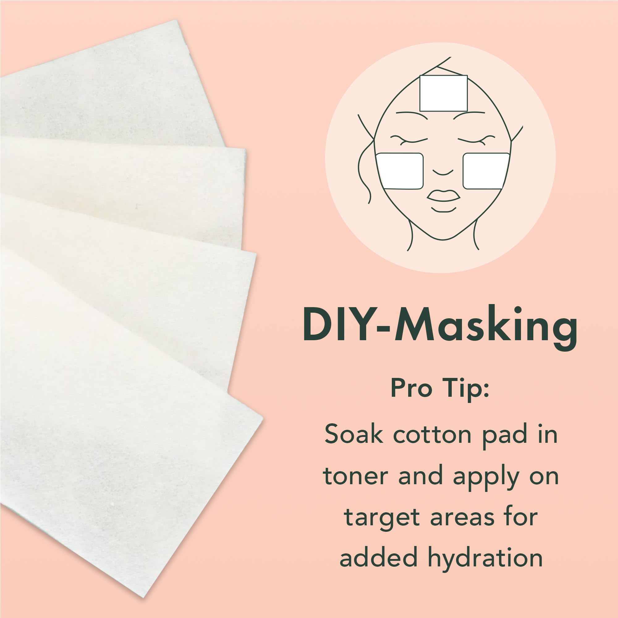 Rael cotton pads for face DIY masking friendly soak in toner for targeted boosts
