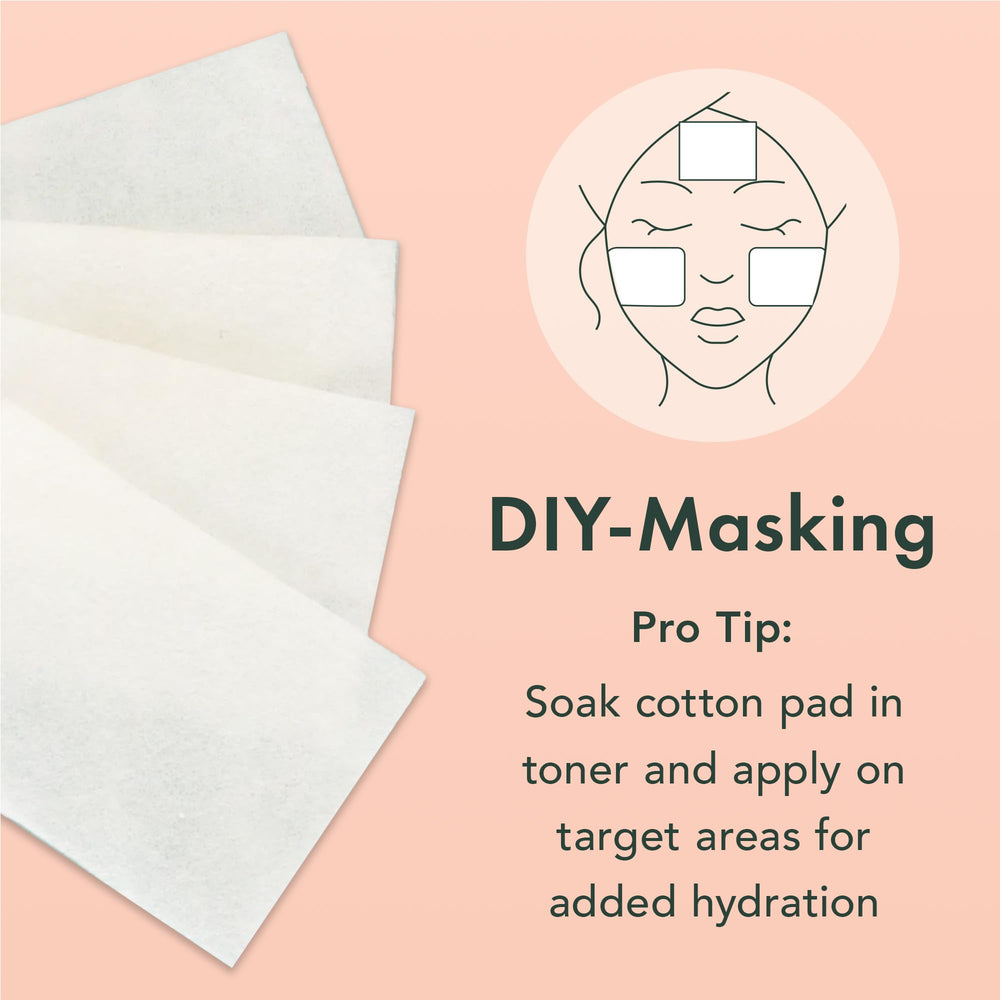 Rael cotton pads for face DIY masking friendly soak in toner for targeted boosts