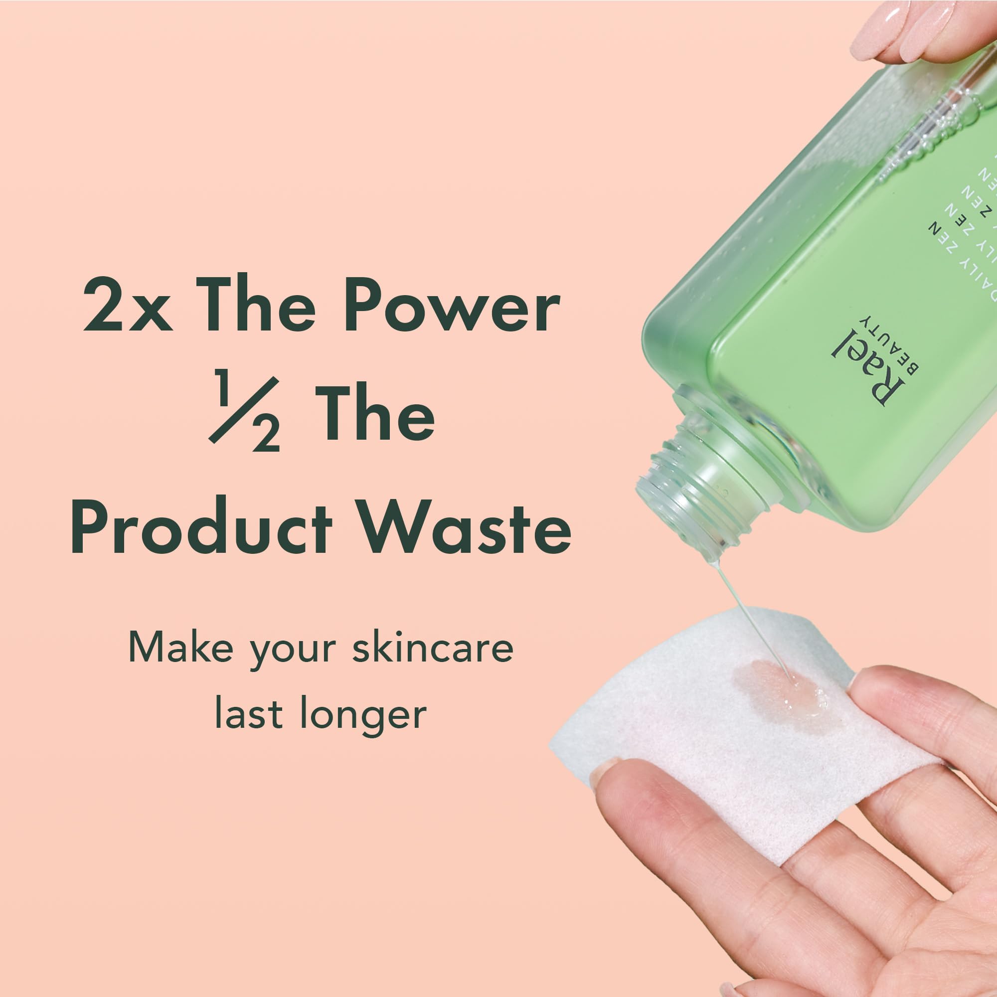 Rael cotton pads for face silky-soft feel enhances gentle product application