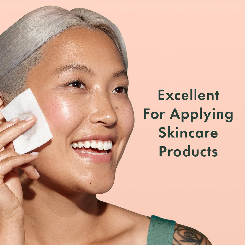 Rael cotton pads for face lint-free pads with tear-resistant design for smooth beauty steps