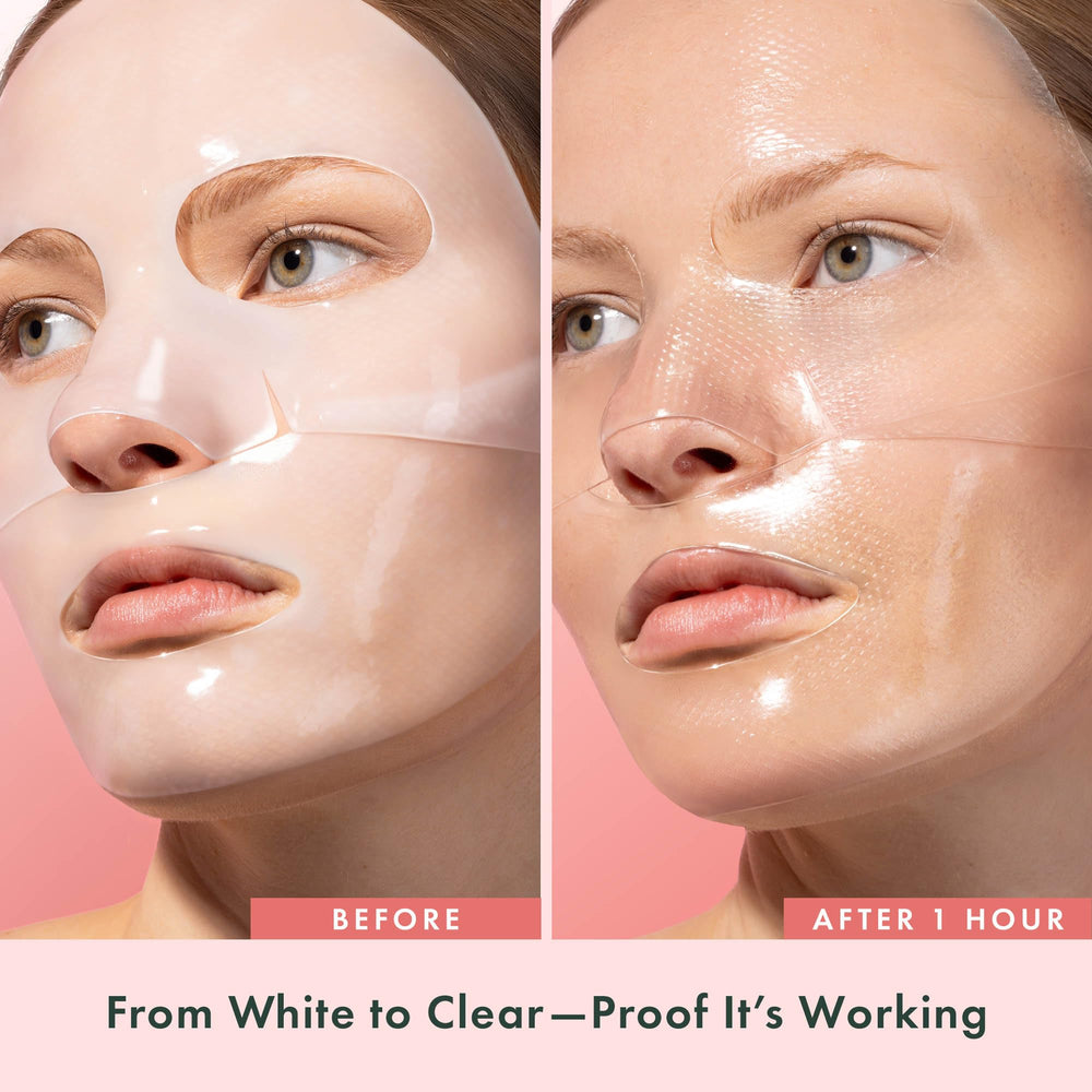Rael Face Mask aporta brillo natural y piel revitalizada.