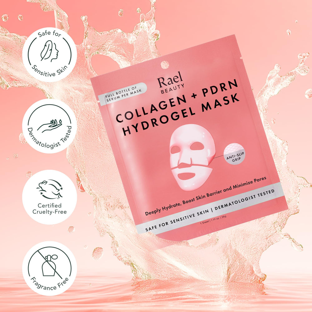 Rael Face Mask mejora la firmeza y plenitud visual.