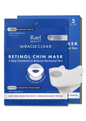 Rael mascarilla barbilla con retinol, refina la textura y suaviza la piel.