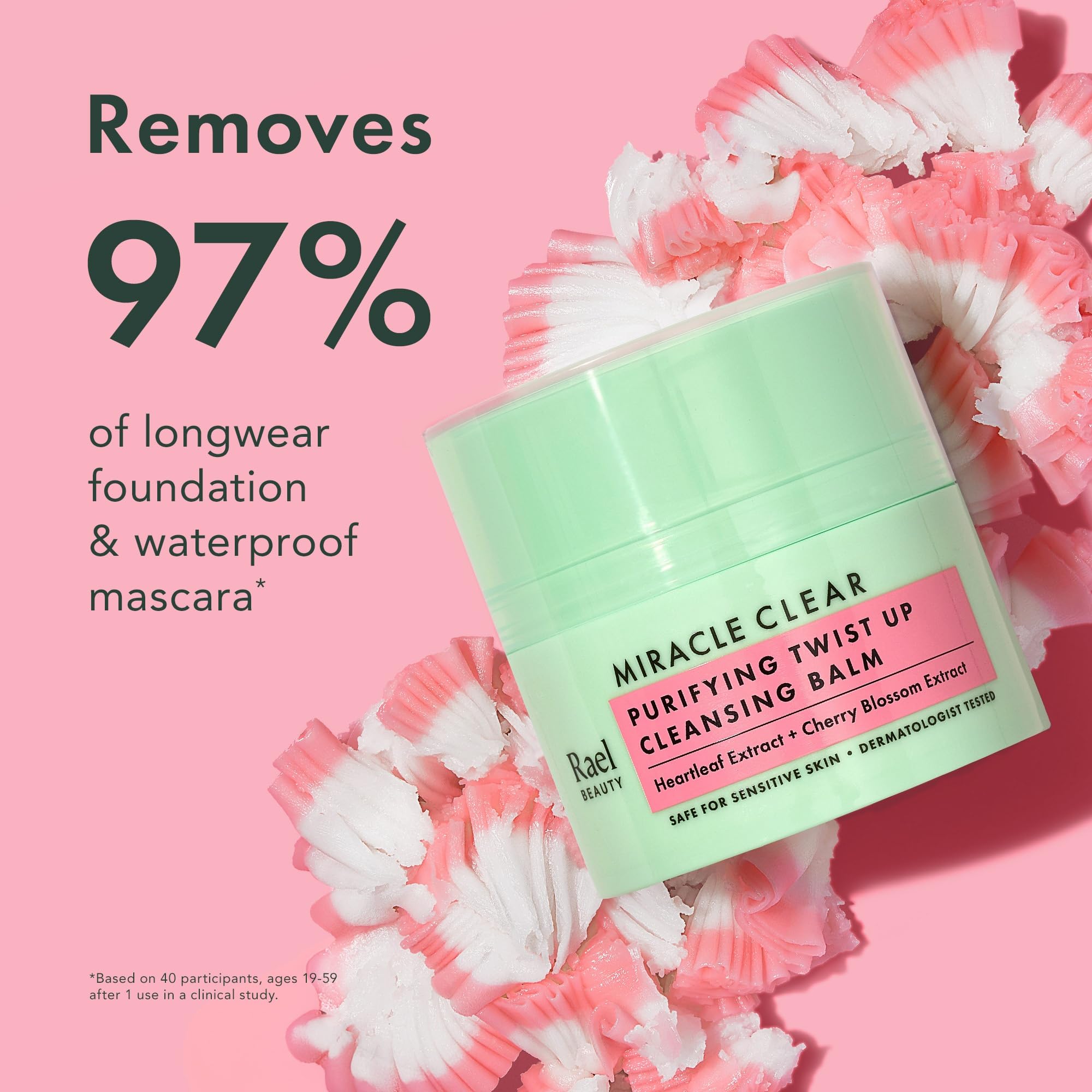 Rael Miracle Clear cleanser nourished by tamanu and jojoba oils.