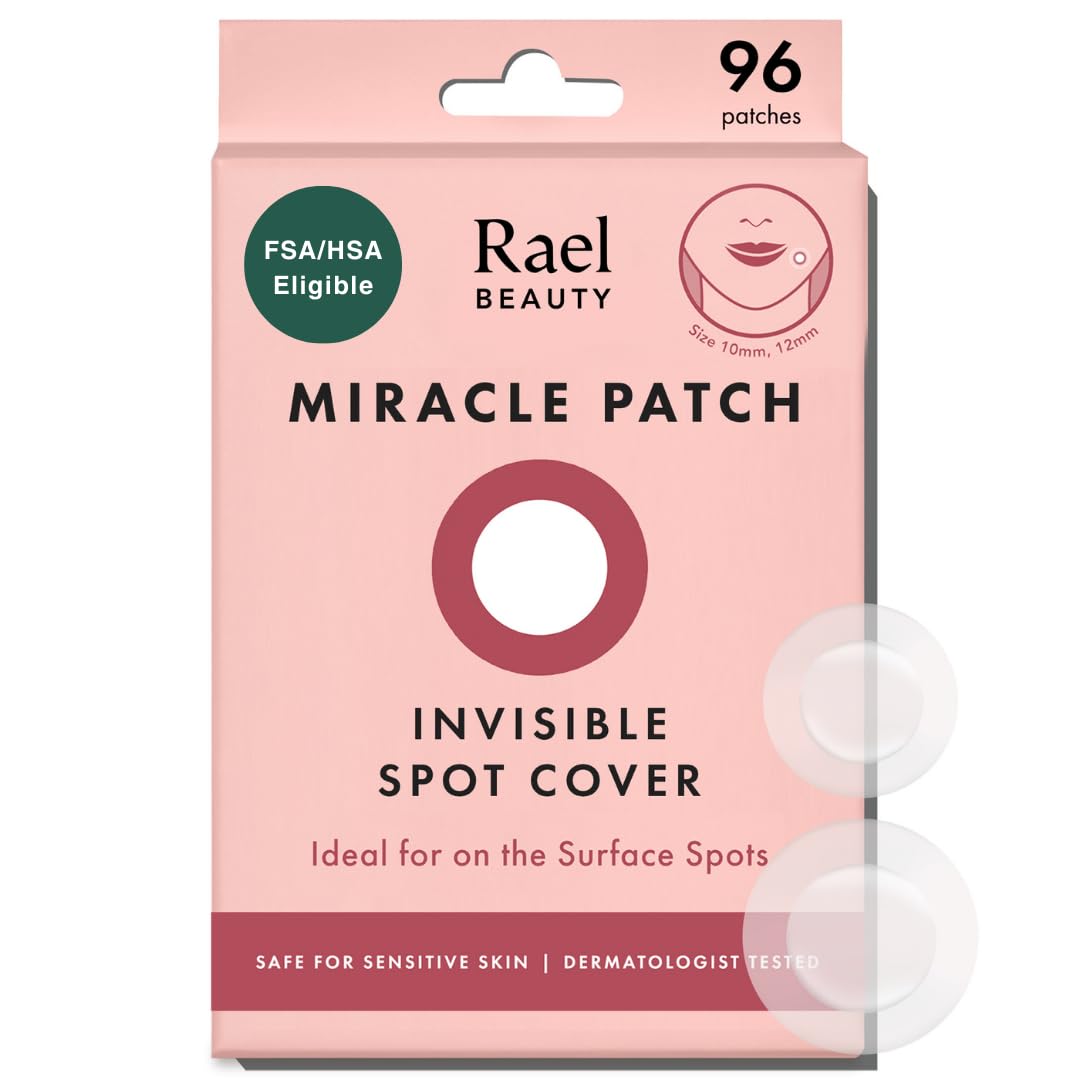 Rael parches acne invisibles 10 mm, cobertura discreta para imperfecciones.