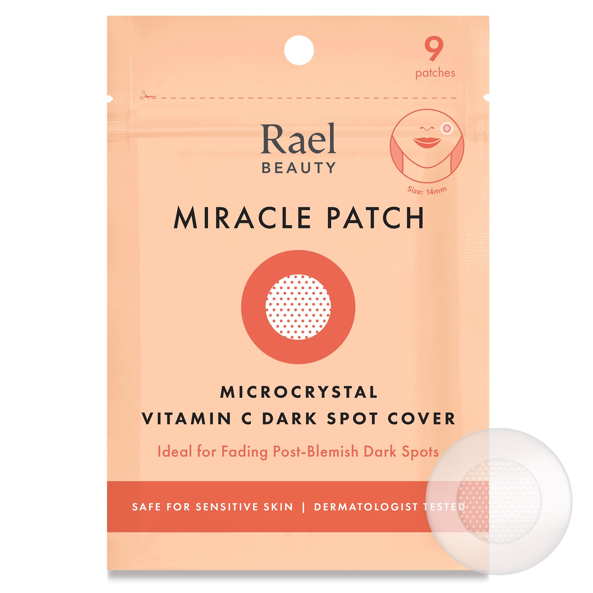 Parche hidrocoloide Rael para espinillas, cubre y protege la piel afectada.