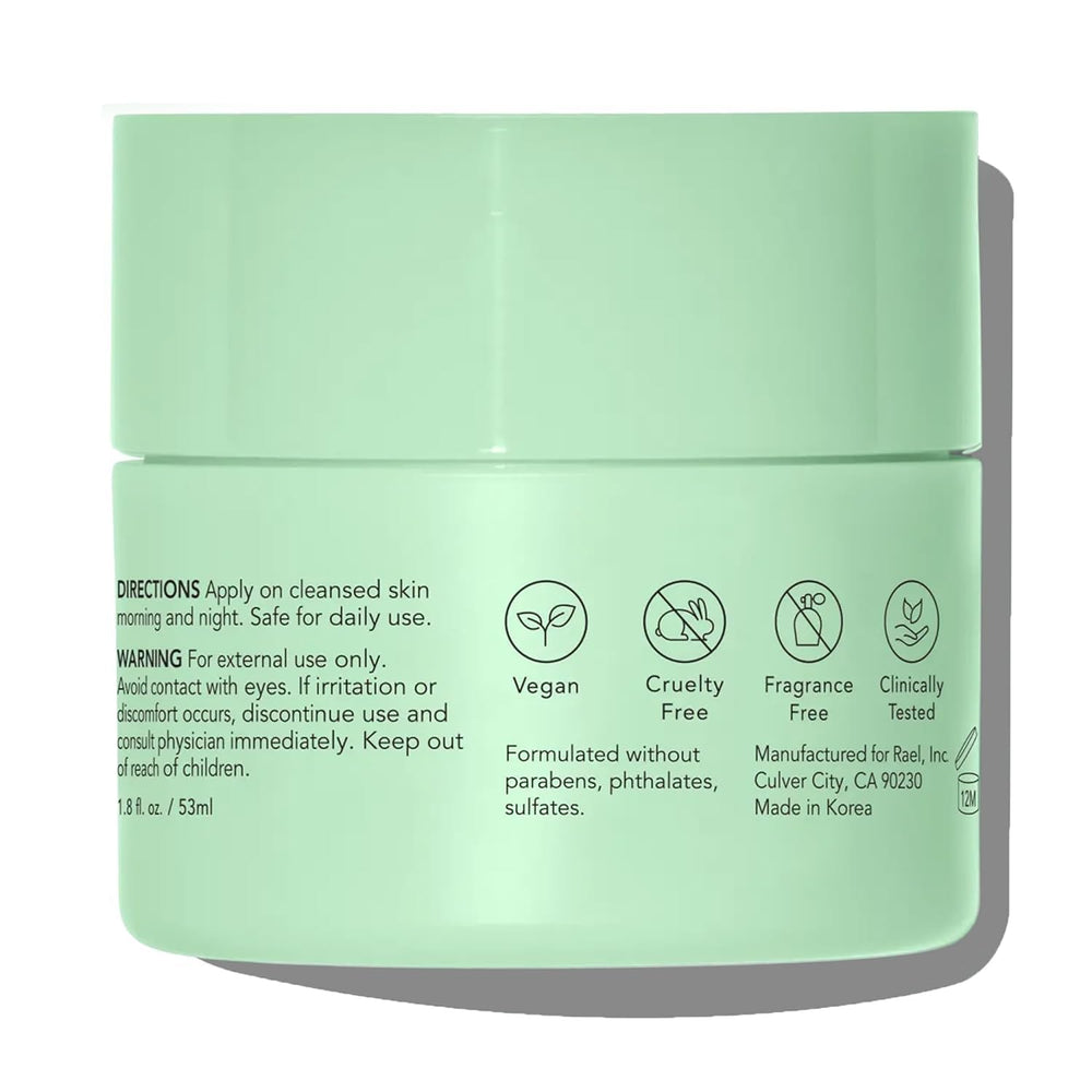 Rael rutina diaria de cuidado facial, ideal para uso diurno.