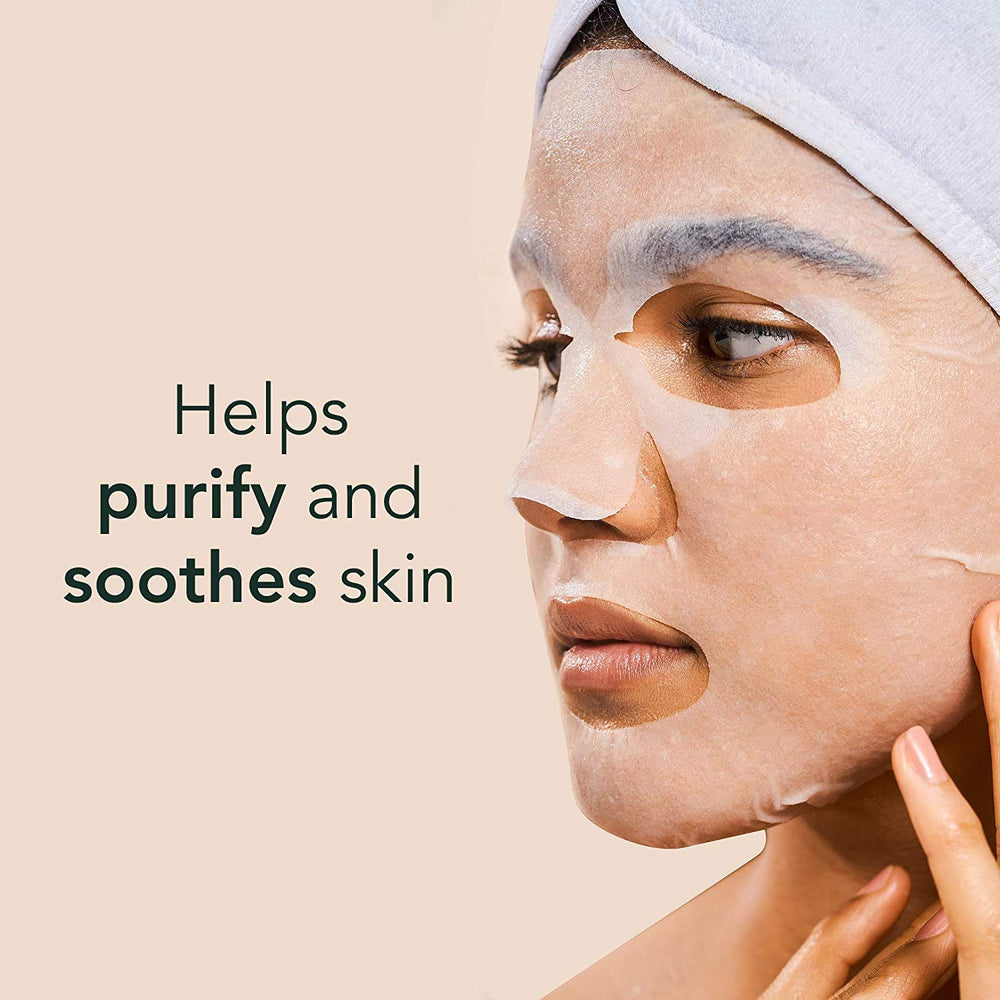 Rael serum concentrado para hidratar la mascarilla de arbol del te.