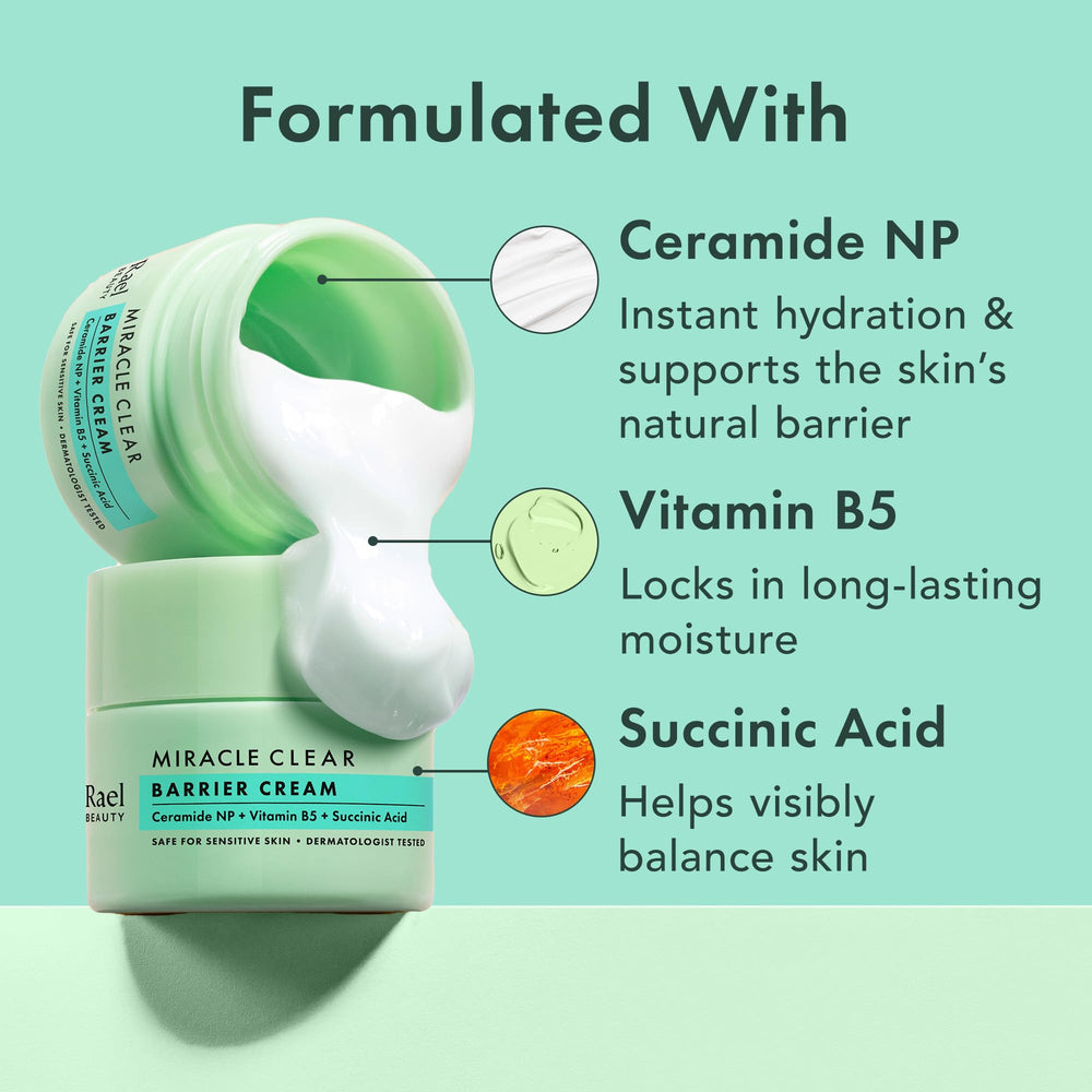 Rael vitamina B5 hidrata y retiene la humedad de la piel.