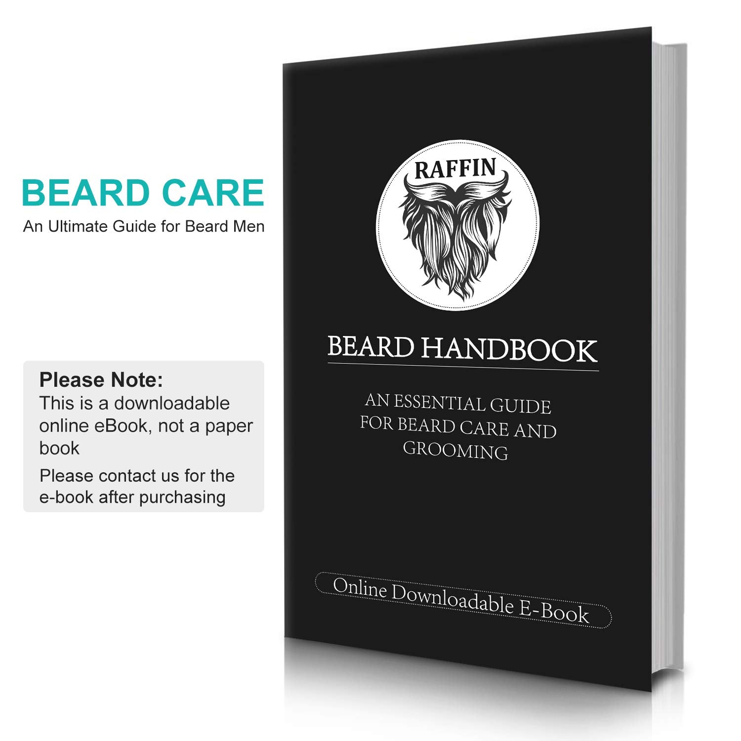 RAFFIN unboxing reveals complete beard care solution in one set.