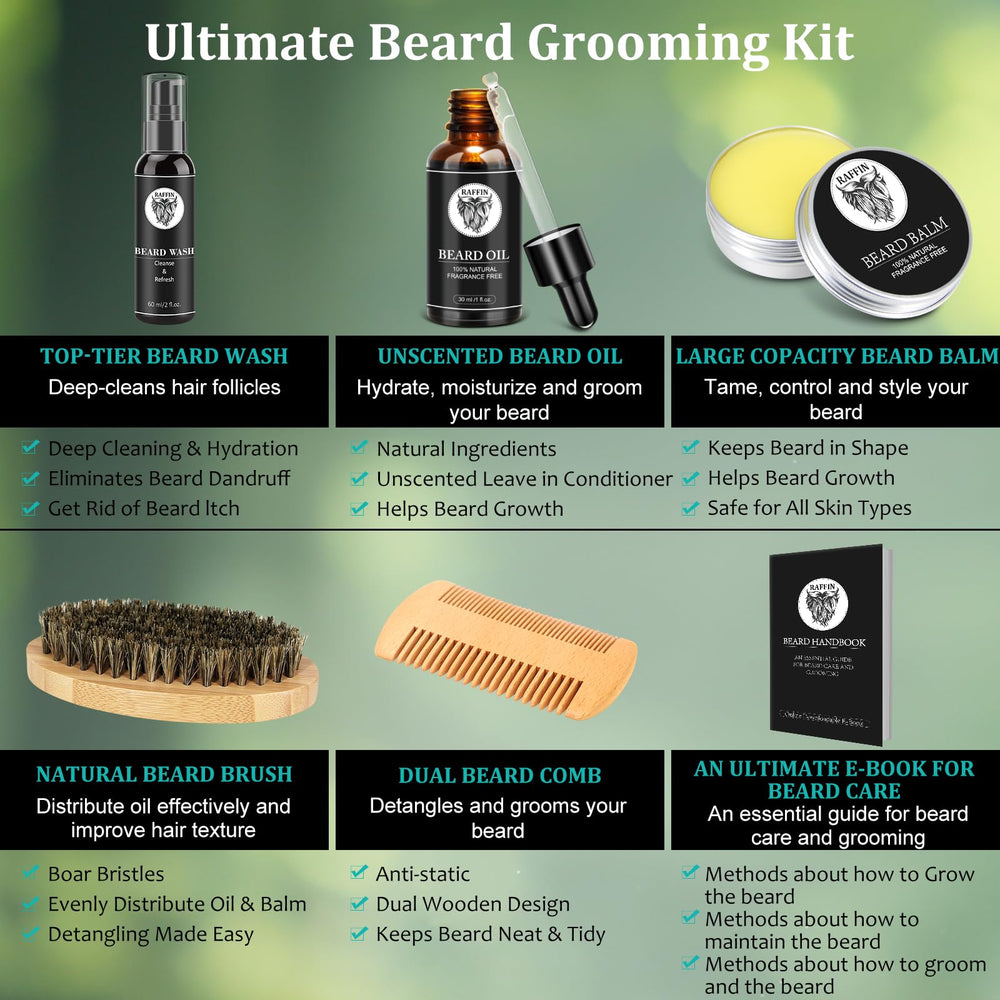 RAFFIN grooming kit gift box evokes a timeless, thoughtful present.