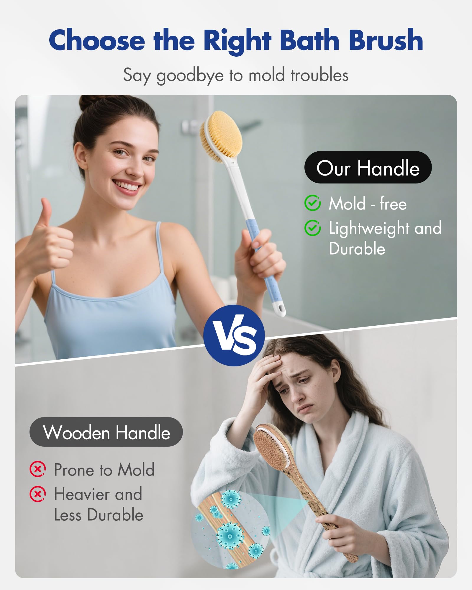 Rafow uso en ducha o baño, práctico para la rutina diaria