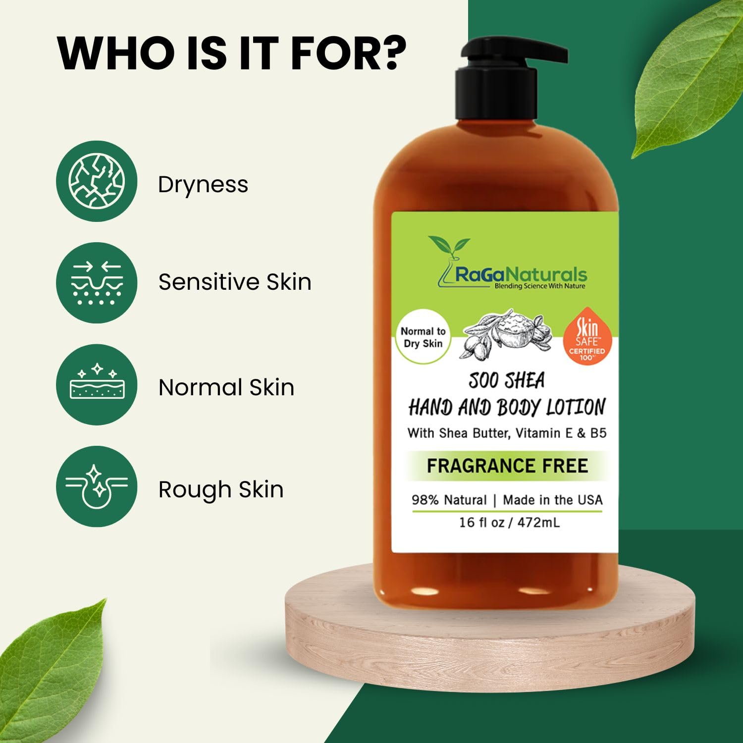 RaGaNaturals paraben-free non-toxic formula supports worry-free skincare