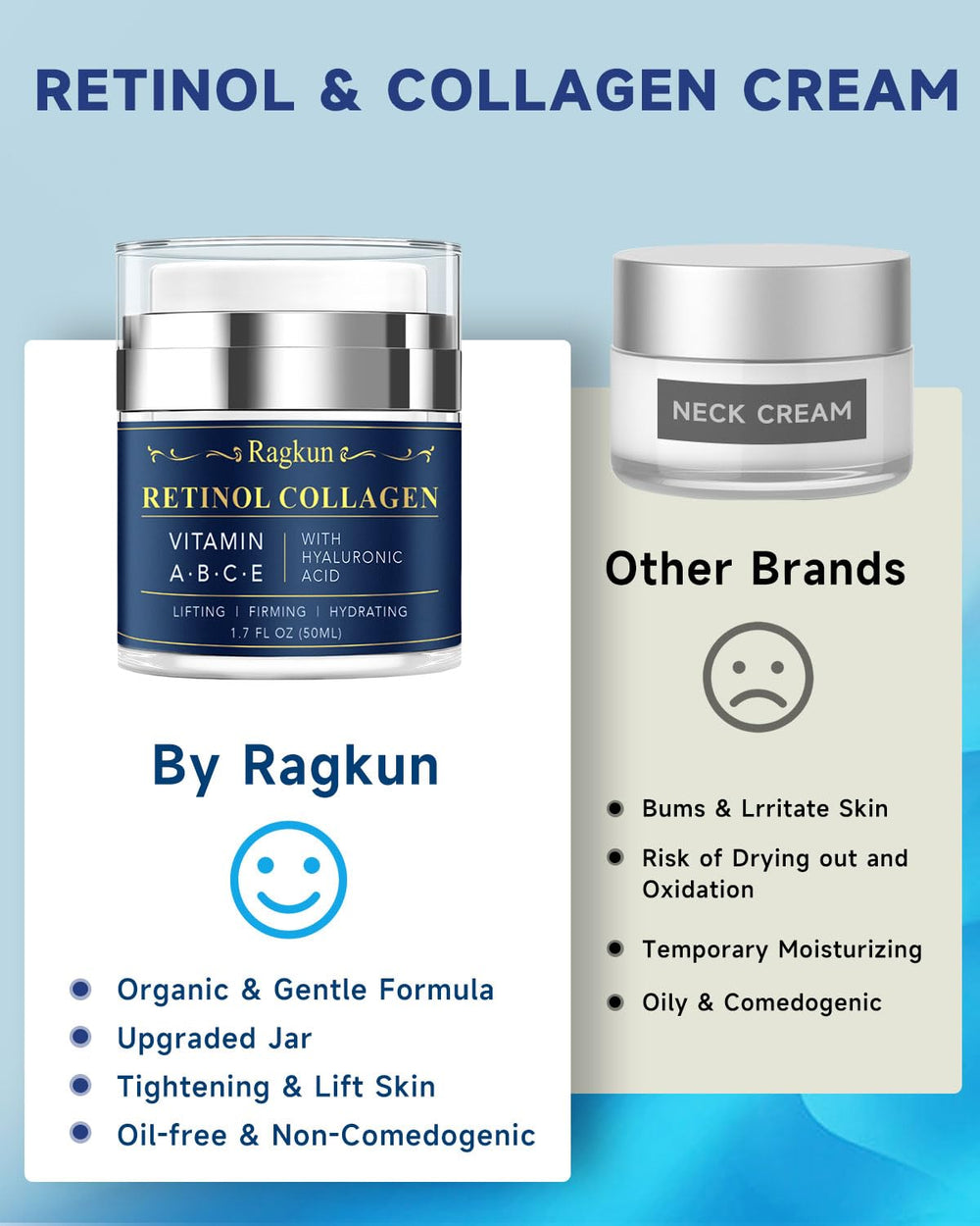 Ragkun hyaluronic acid boosted skin close-up shows deep hydration