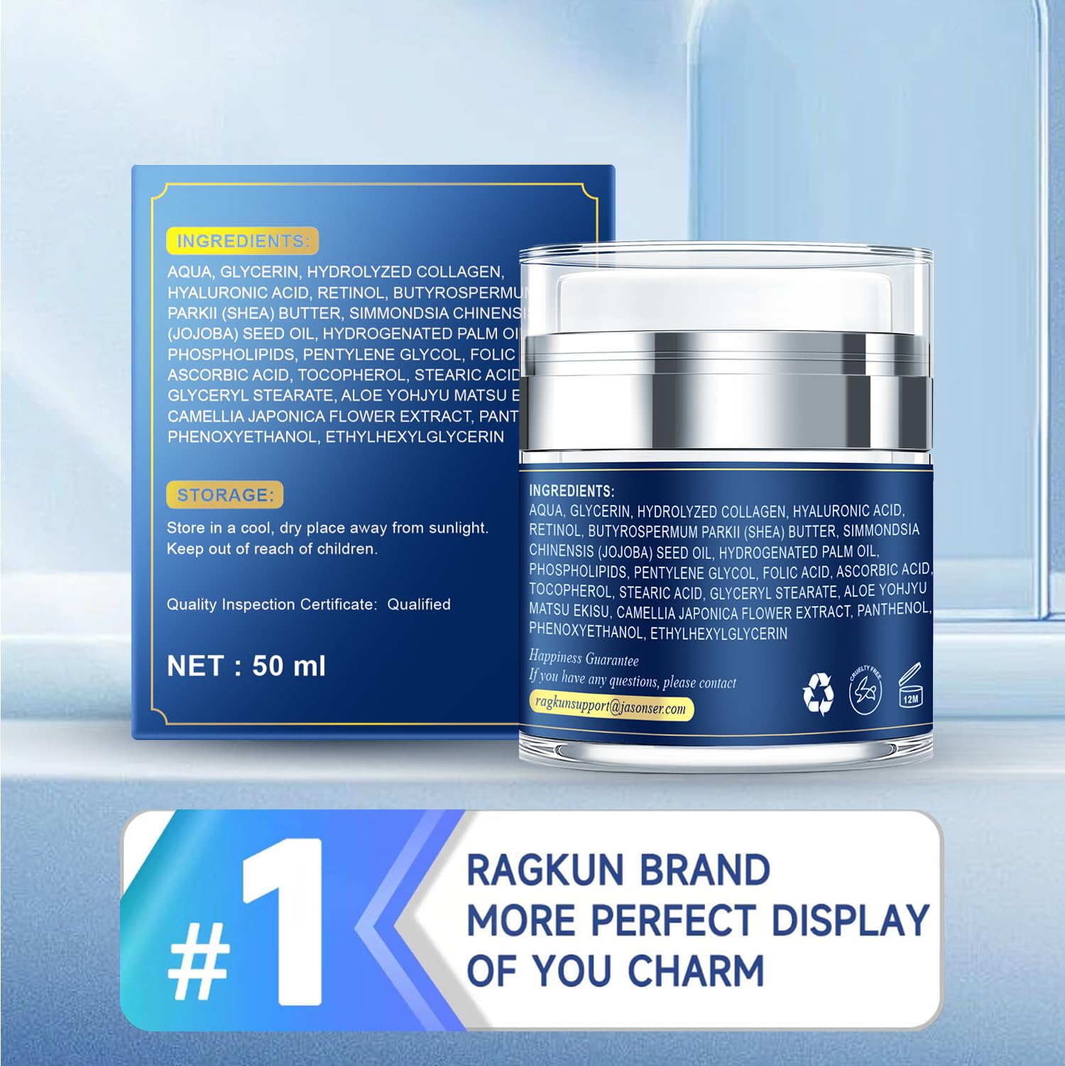 Ragkun neck skin close-up suggests improved elasticity