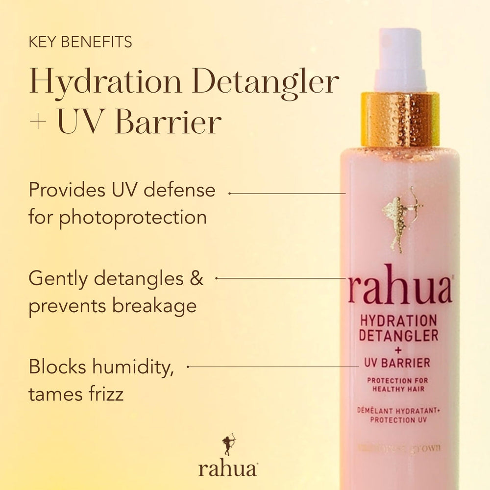 Rahua UV Barrier mist ready to protect color-treated hair with light feel.