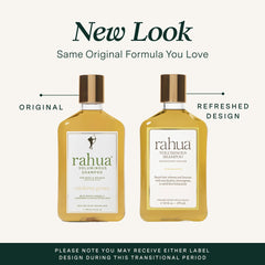 Rahua Voluminous Shampoo pour-shot demonstrates easy application