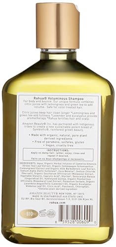 Rahua Voluminous Shampoo rich lather on scalp during cleanse