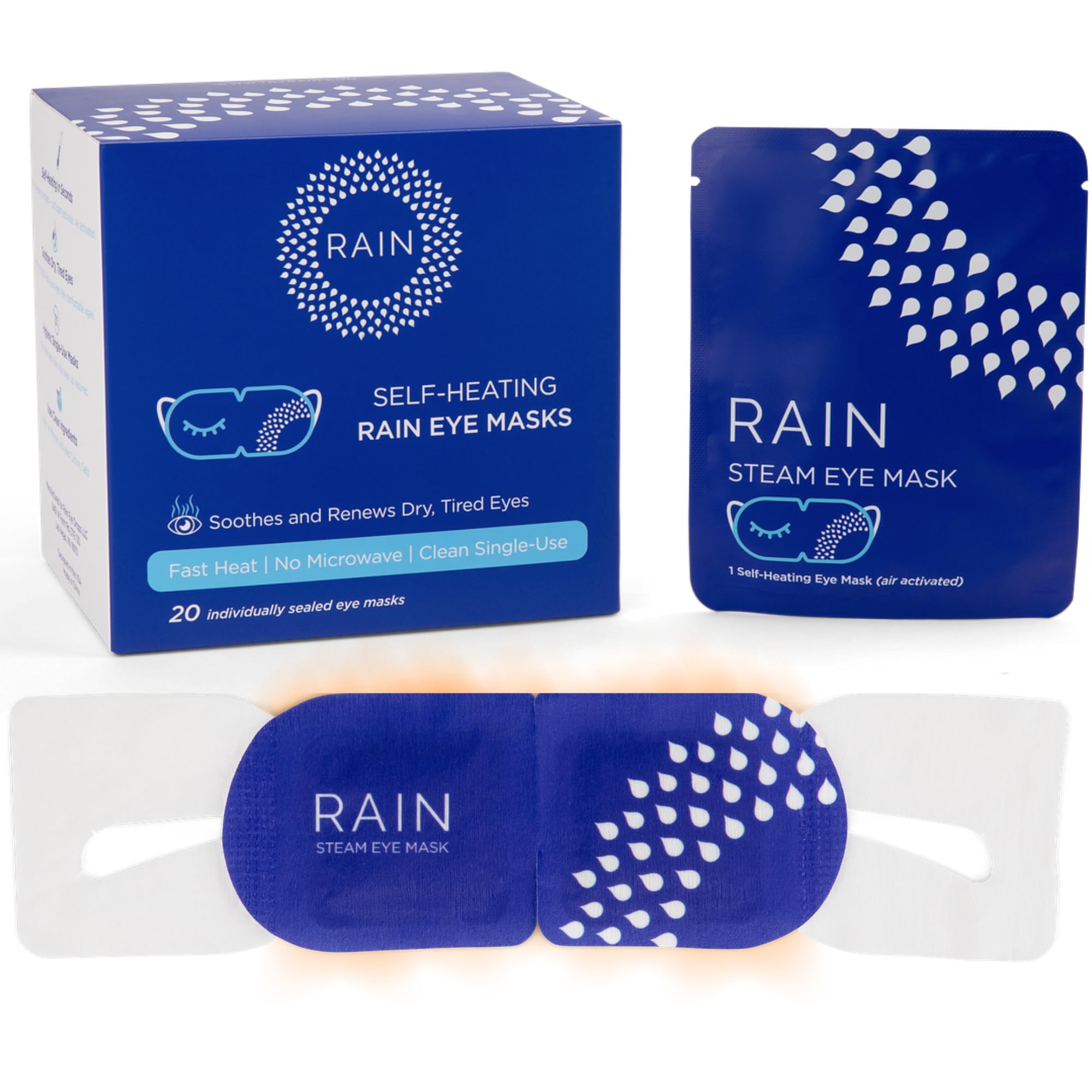 Rain alivio natural sin medicamentos para ojos sensibles.