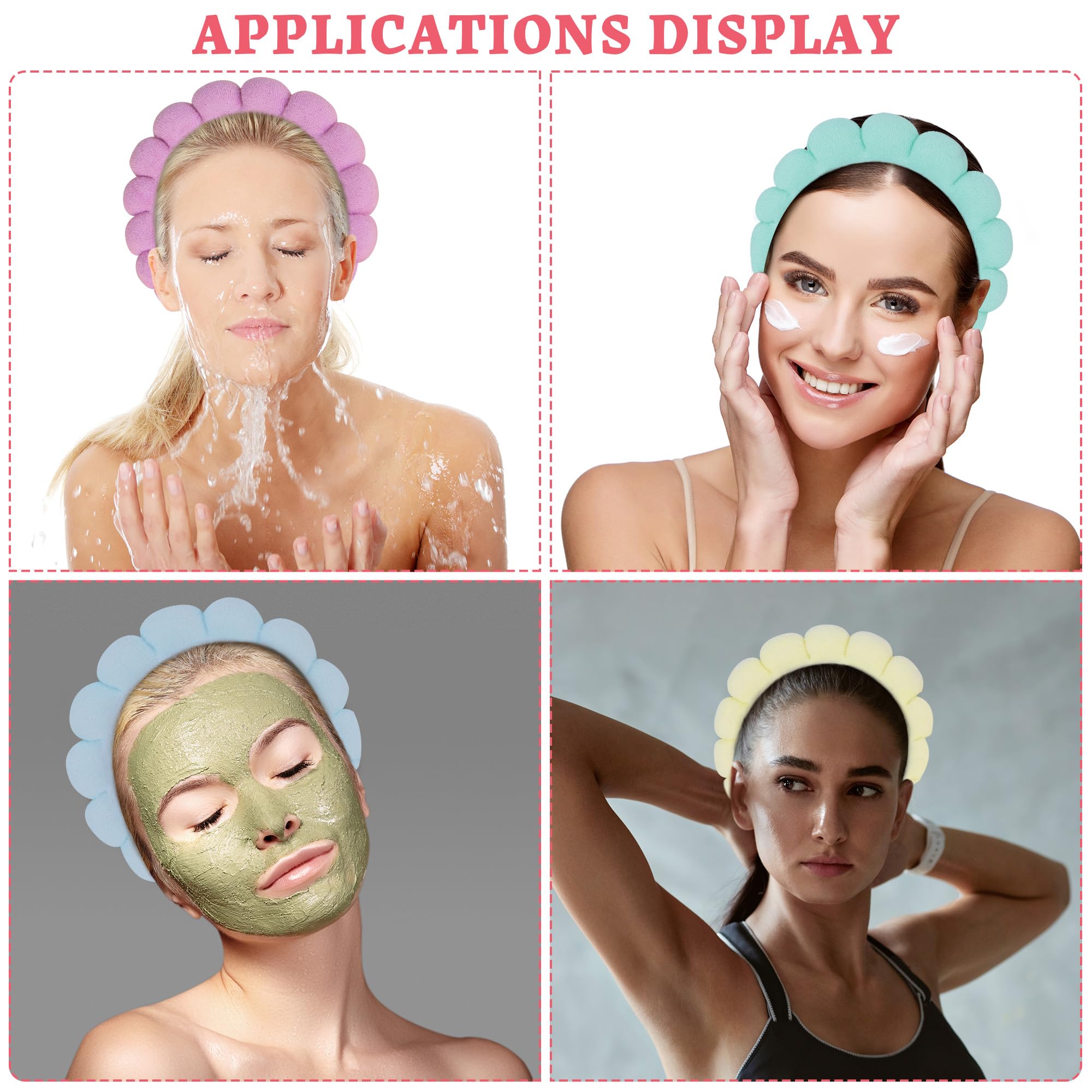 RAISEY 10-piece pack supports varied daily spa routines with color choices.