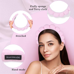 RAISEY headband stretches to fit most users for comfortable daily wear.