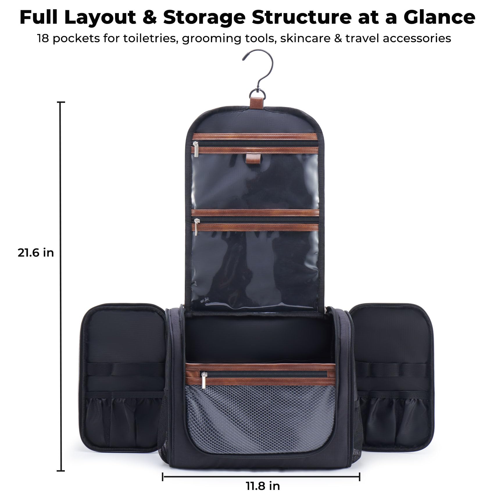 Ralnitote gift-ready toiletry bag for occasions