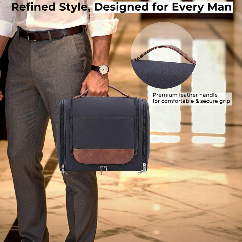 Ralnitote bag water-resistant fabric protects cosmetics during travel