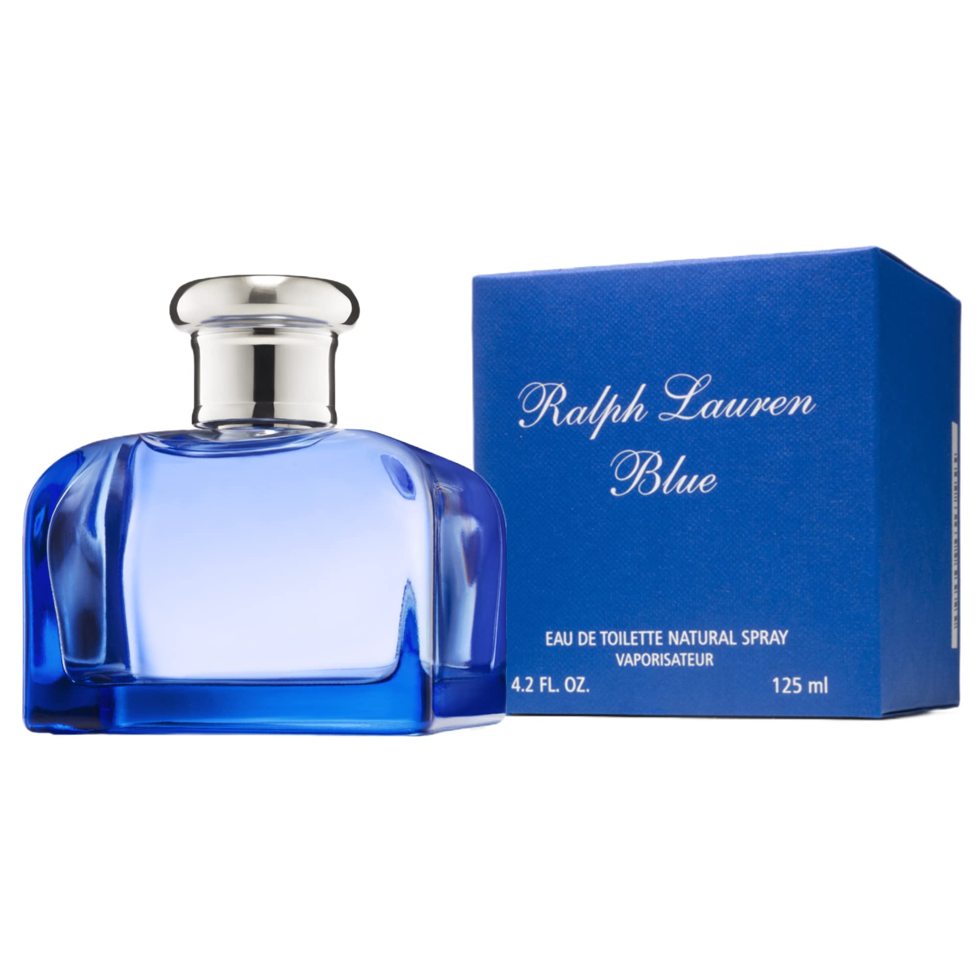 Ralph Lauren Blue musk-finish shot implies long-lasting soft warmth.