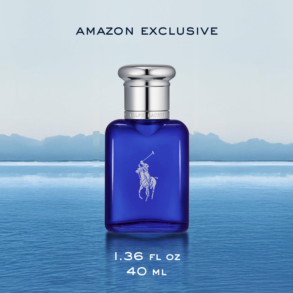 Ralph Lauren Polo Blue EDT bottle cap close-up highlights premium design and lasting appeal.