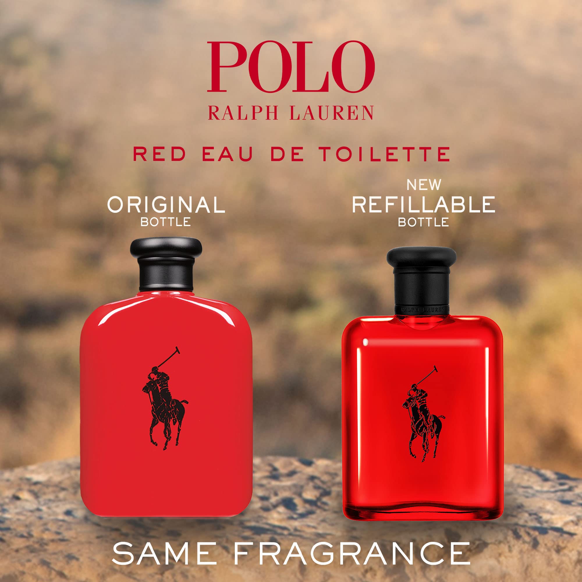 Ralph Lauren Polo Red coffee accord adds a bold, lively heartbeat.