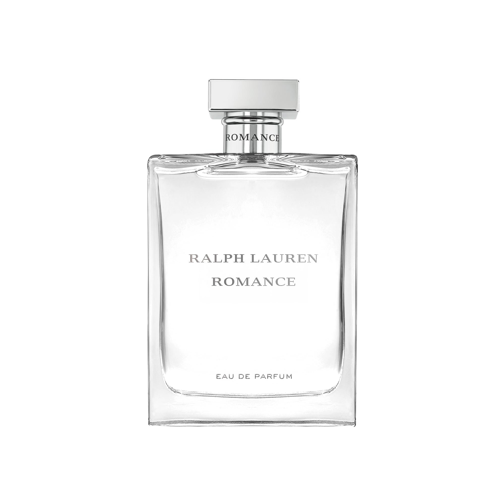 Ralph Lauren Romance bottle on a reflective surface for everyday elegance.