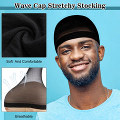 Ramede stocking wave cap suitable for night wear and hair maintenance